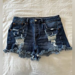 Almost Famous Distressed Jean Shorts​​